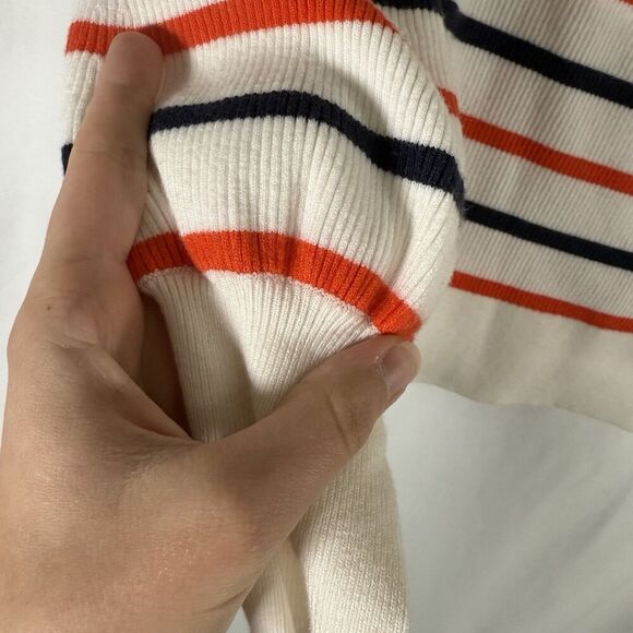 Maeve by Anthropologie Sweater Women's Small Turtleneck Striped Long Sleeve - Picture 5 of 15